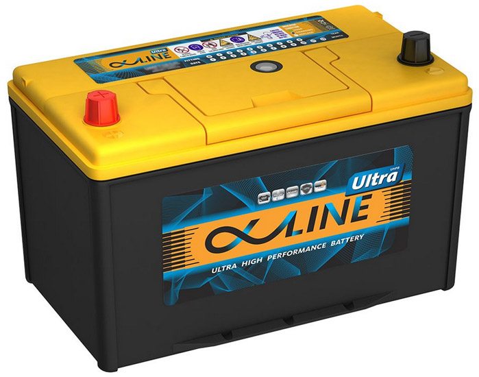 Аккумулятор автомобильный AlphaLINE Ultra 135D31R 6СТ-105 Ач прям.
