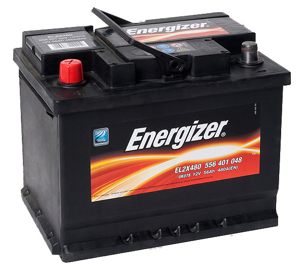 Аккумулятор автомобильный Energizer 6СТ-56 Ач прям.