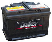Аккумулятор автомобильный DELKOR 57413 6СТ-74 Ач прям.