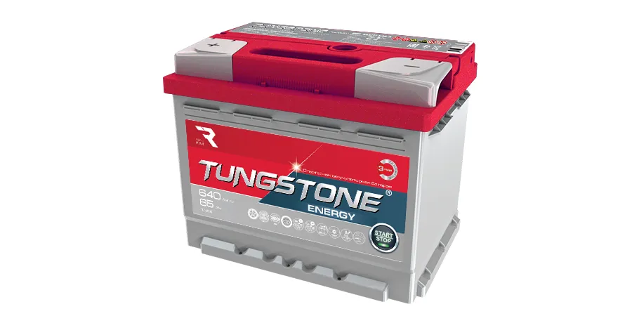 Аккумулятор автомобильный TUNGSTONE ENERGY 65Ah 650A ПП (242x175x190) L2