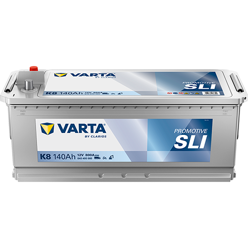 Аккумулятор грузовой Varta PROmotive K8 6СТ-140 Ач прям.