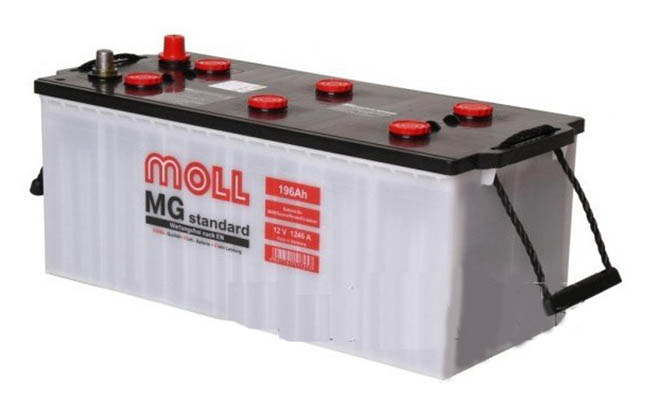 Аккумулятор грузовой Moll MG Standard 6СТ-196 Ач обр.