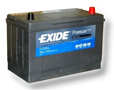 Аккумулятор автомобильный Exide Excell EB 1004 6СТ-100 Ач обр. (125D31L)