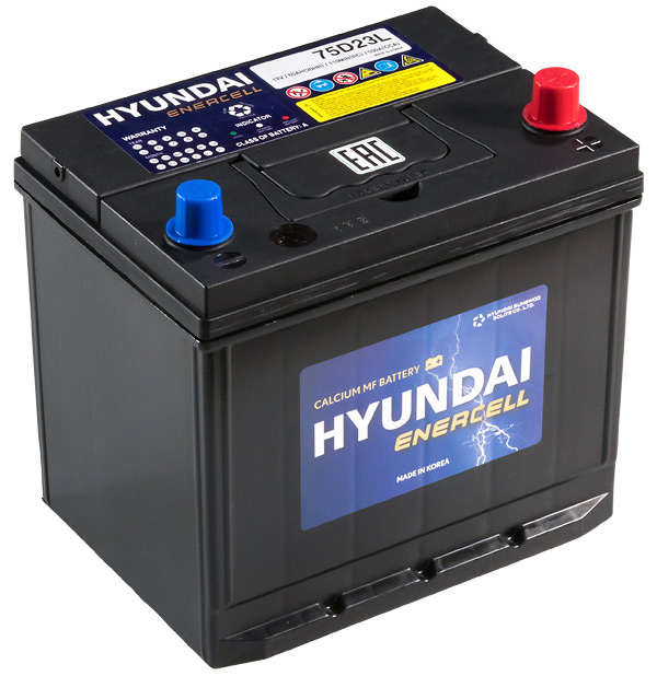 Аккумулятор автомобильный Hyundai 85B60K 6СТ-55 Ач обр.