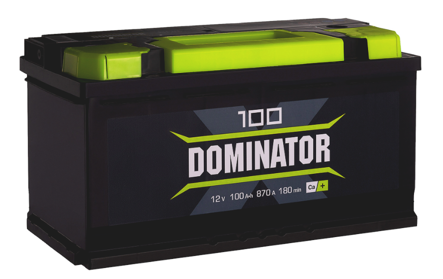 Аккумулятор автомобильный DOMINATOR 6СТ-100 Ач прям. (арт. 600119060)