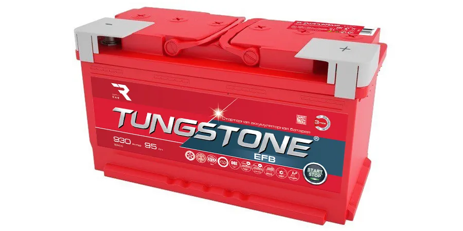 Аккумулятор автомобильный TUNGSTONE EFB L5 95Ah 930A ОП (353х175х190) L5