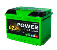 Аккумулятор автомобильный POWER 6СТ-65VLR 65 Ah 630 A ОП (242x175x190) L2