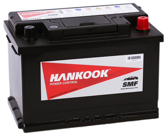 Аккумулятор автомобильный HANKOOK 57412 6СТ-74 Ач обр.