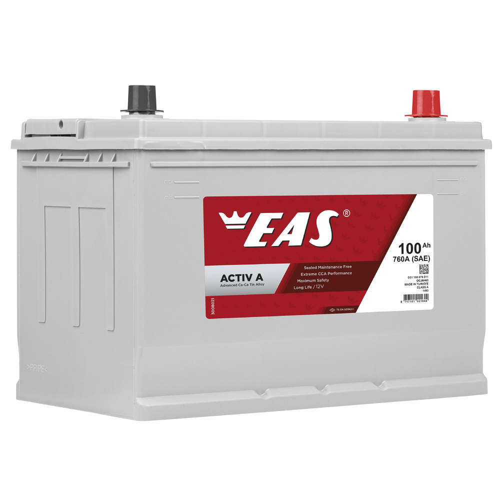 Аккумулятор автомобильный EAS JIS D31L 100 А/ч ОП