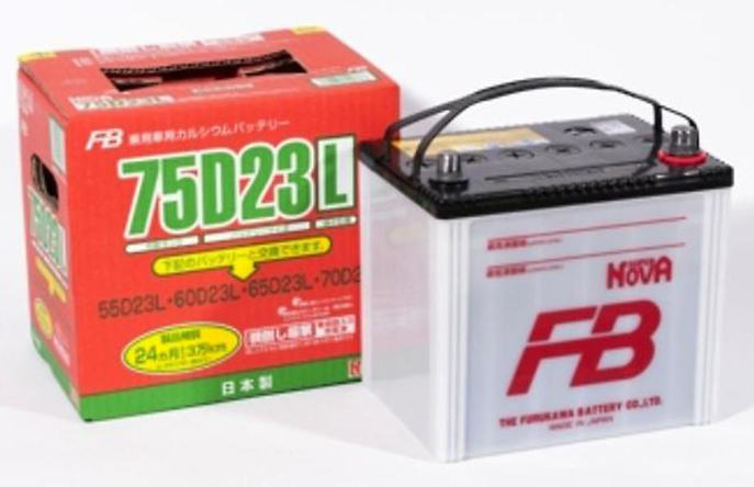 Аккумулятор автомобильный Furukawa Battery Super Nova 75D23L 6СТ-65 Ач обр.