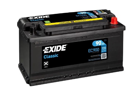 Автомобильный аккумулятор EXIDE CLASSIC EC900 90 Ач