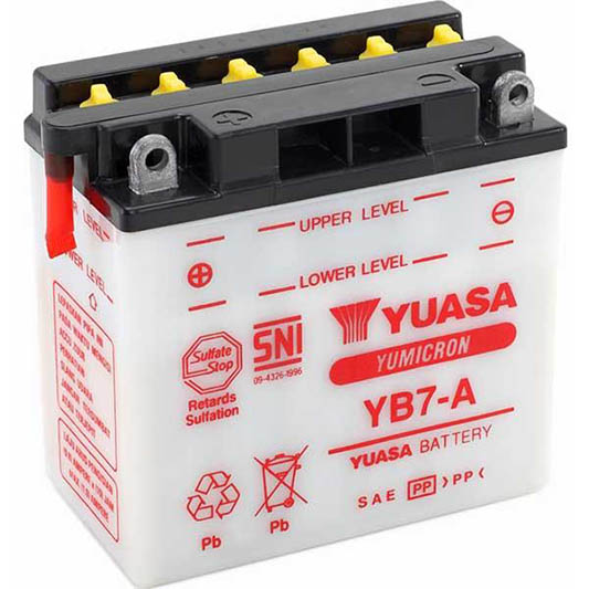 Аккумулятор мото YUASA YB7-A