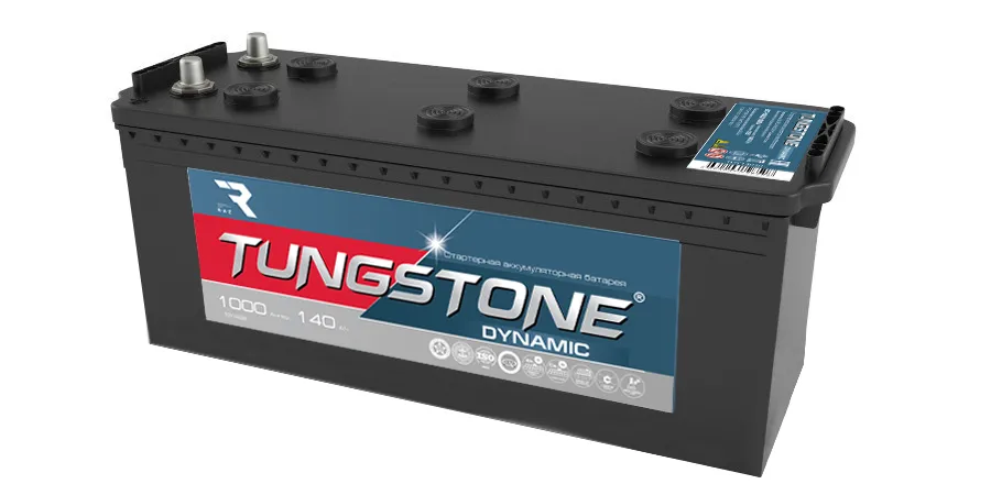 Аккумулятор грузовой TUNGSTONE DYNAMIC 6СТ -140А.ч 1000А ПП (513x189x223) D4