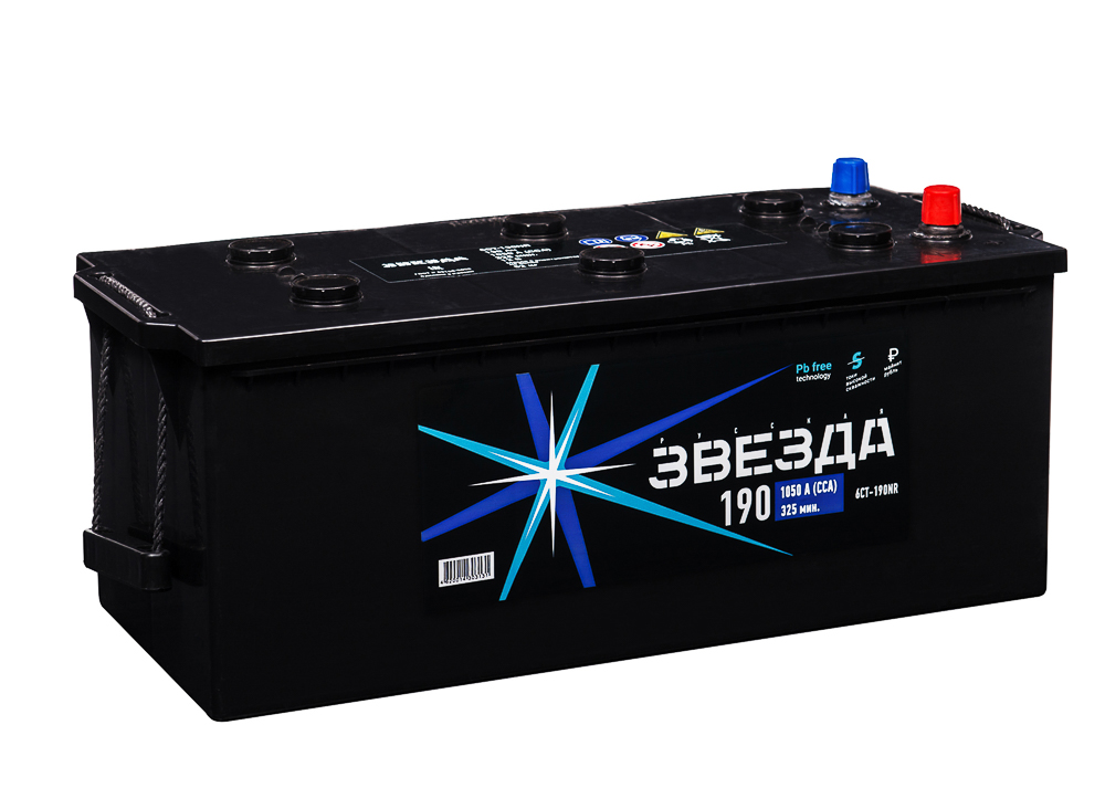 РУССКАЯ ЗВЕЗДА 190.0 Ah 1150 A 690131070 ОП (513x223x217) D5
