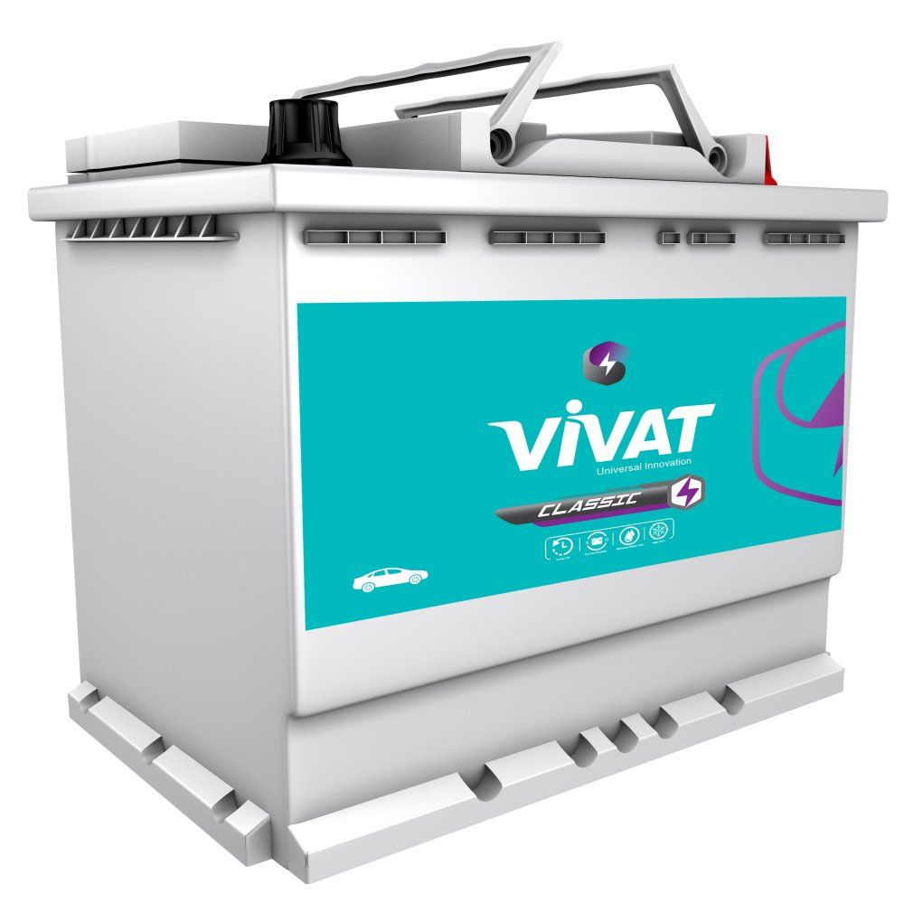 Аккумулятор автомобильный Vivat 60Ah 560A пп