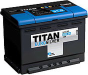Аккумулятор автомобильный Titan Euro Silver 6СТ-60 Ач обр. (низкий)