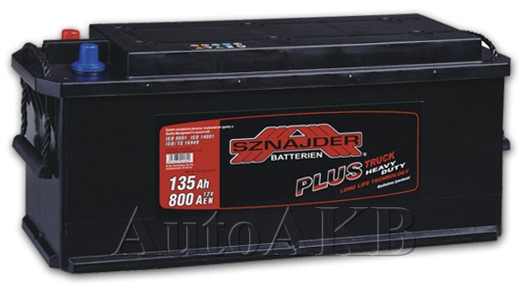 Аккумулятор грузовой SZNAJDER Truck 635 97 6СТ-135 Ач обр.