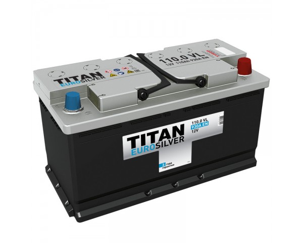 Аккумулятор автомобильный Titan Euro Silver 6СТ-110 Ач прям.