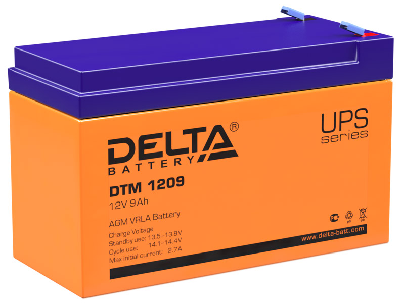 Аккумулятор Delta DTM 1209 9 Ач