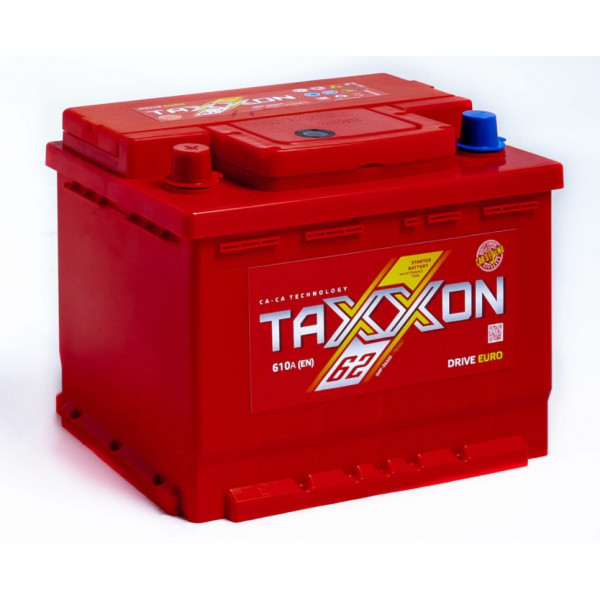 Аккумулятор автомобильный Taxxon Drive Euro 702062 6СТ-62 Ач прям.