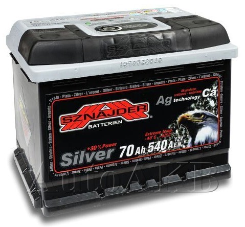 Аккумулятор автомобильный SZNAJDER Silver 570 25 6СТ-70 Ач обр.