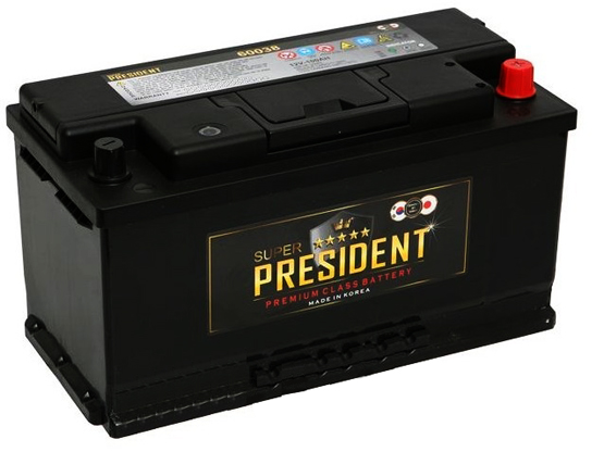 Аккумулятор автомобильный Super President 60038 6СТ-100 Ач обр.