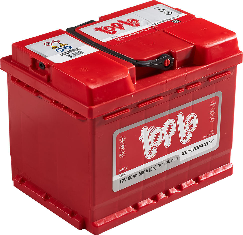 Аккумулятор Topla Energy 108160 6СТ-60 Ач ПП.