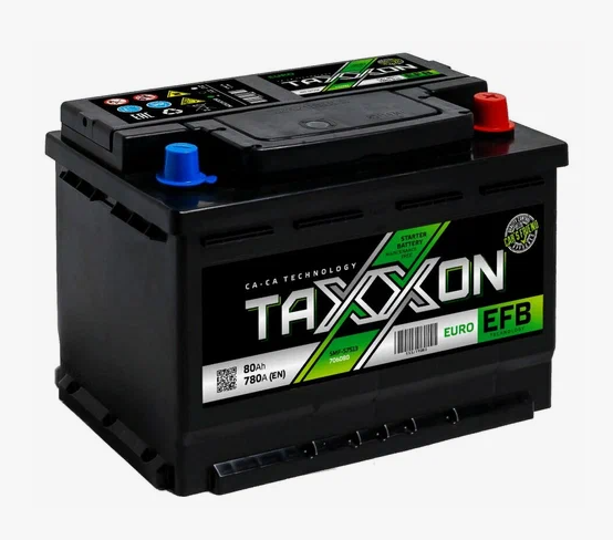 Аккумулятор автомобильный TAXXON EFB EURO 706080 80.0 Ah 780 A ОП (278х175х190) L3