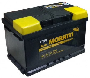 Аккумулятор автомобильный Moratti 6СТ-71 Ач обр.