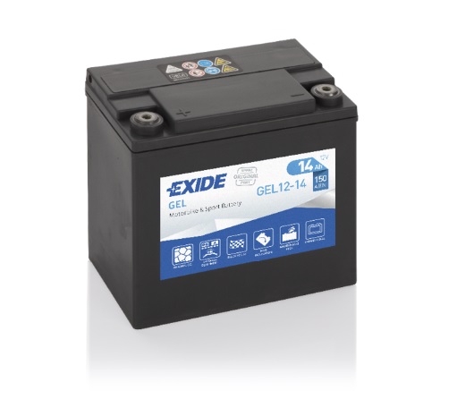 Аккумулятор мотоциклетный EXIDE GEL GEL12-14 Ач