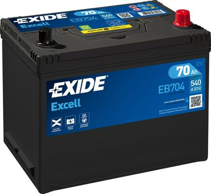Аккумулятор автомобильный Exide Premium EB 704 6СТ-70 Ач обр. (80D26L)
