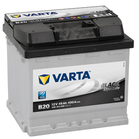 Аккумулятор автомобильный Varta Black Dynamic B20 6CT-45 прям.