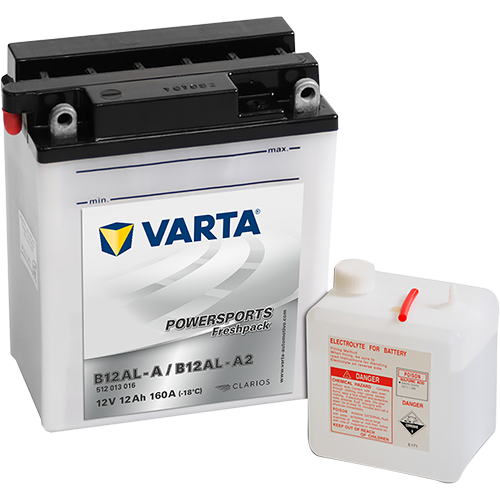Аккумулятор мото Varta Freshpack 512 013 016 ( B12AL-A/B12AL-A2) 12 Ач