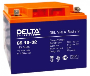 Аккумулятор Delta GS12-32