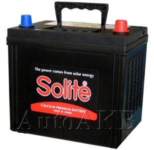 Аккумулятор автомобильный SOLITE 54578 6СТ-45 Ач обр.