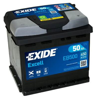 Автомобильный аккумулятор EXIDE EXCELL EB500 50 Ач