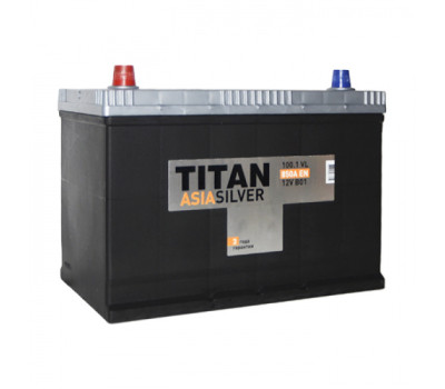 Аккумулятор автомобильный Titan Asia silver 6СТ-100 Ач прям. (125D31R)