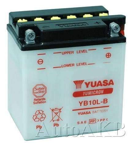 Аккумулятор мото YUASA YB10L-B 11 Ач