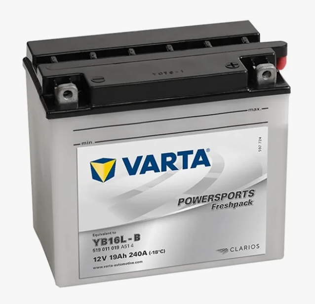 Аккумулятор мото Varta 519 011 024 (YB16L-B) 19 Ач