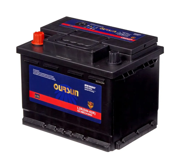 Аккумулятор автомобильный OURSUN DIN 62Ah 550A ПП (242х175х190) L2