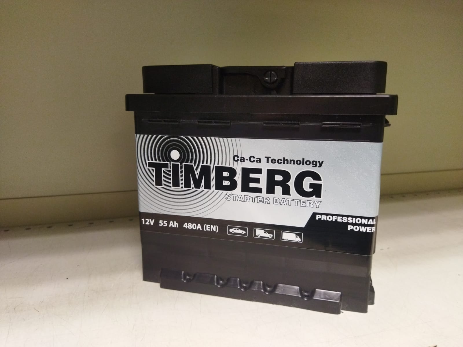 Аккумулятор автомобильный Timberg Professional power 6СТ-55VL 55 Ач обр.