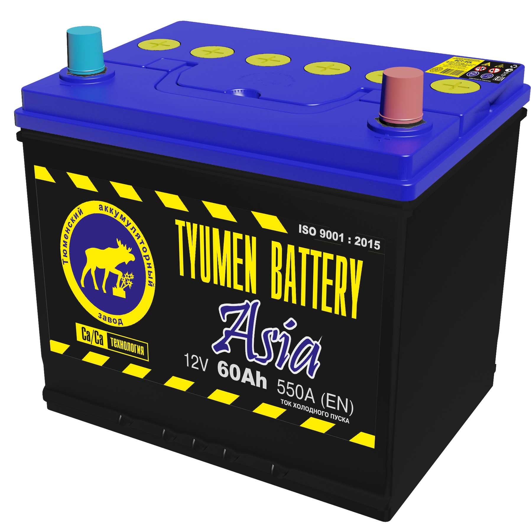 Аккумулятор автомобильный TYUMEN BATTERY Asia 6СТ-60 Ач обр.