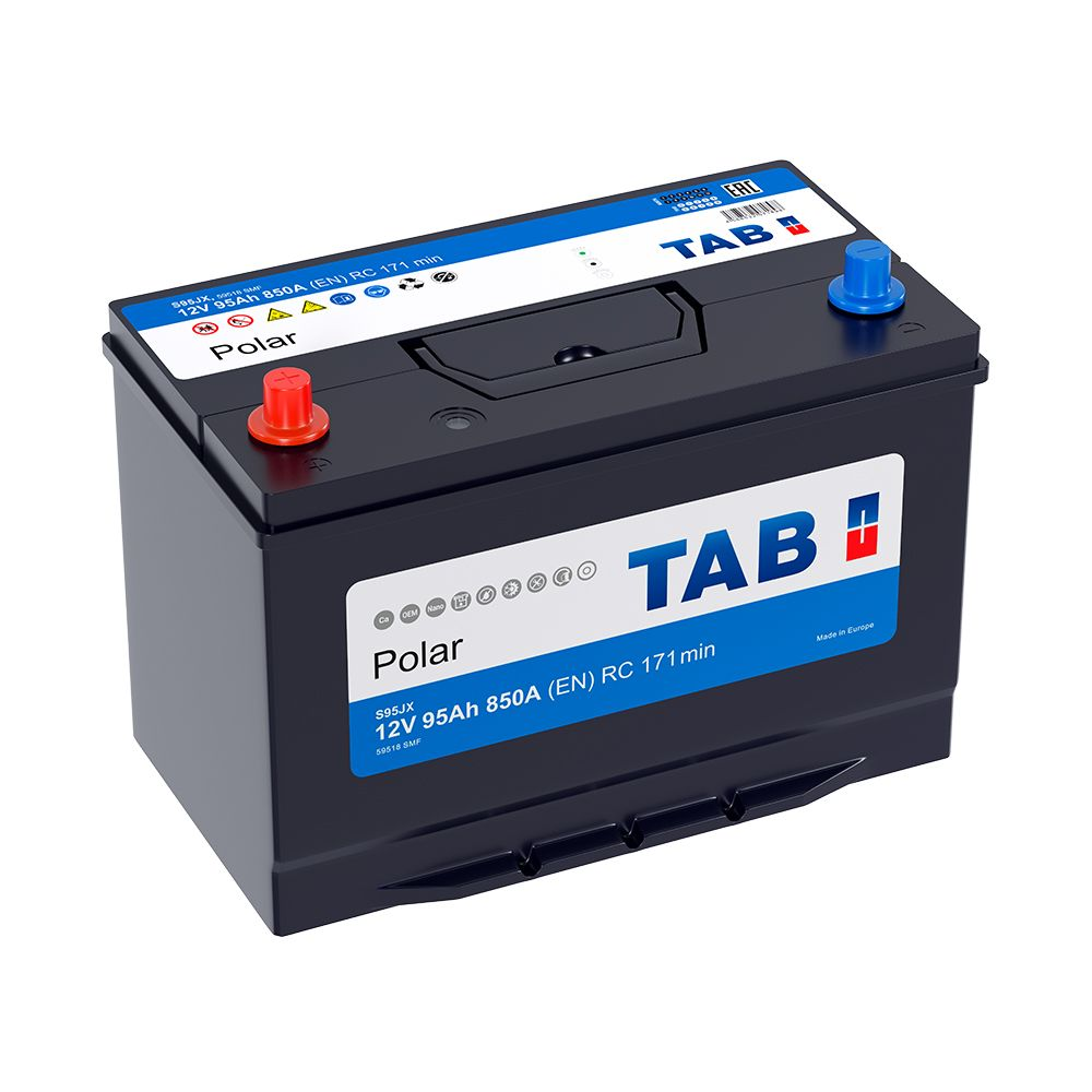 Аккумулятор автомобильный TAB Polar 59519 6СТ-95 Ач прям.