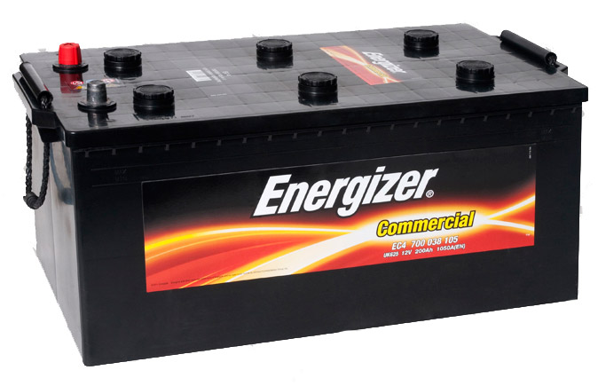 Аккумулятор грузовой Energizer Commercial 6СТ-135 Ач обр.
