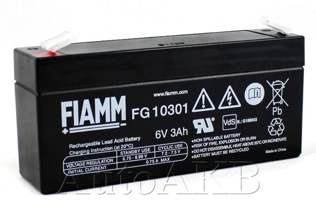 Аккумулятор Fiamm FG 10301 3 Ач