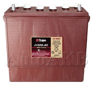 Аккумулятор тяговый Trojan J185G-AC 12V (с жидким электролитом) 185 Ач