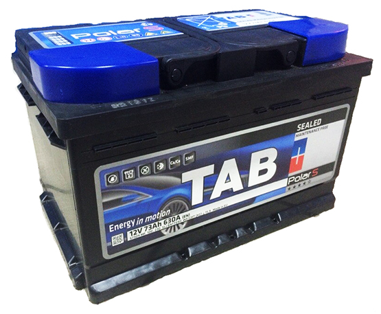Аккумулятор автомобильный TAB Polar 57309 6СТ-73 Ач обр. (низкий)