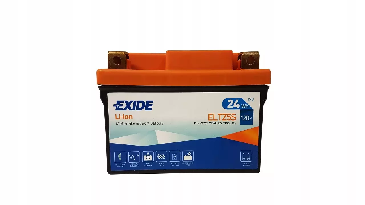 Аккумулятор мотоциклетный EXIDE LI-ION ELTZ5S 2 Ач