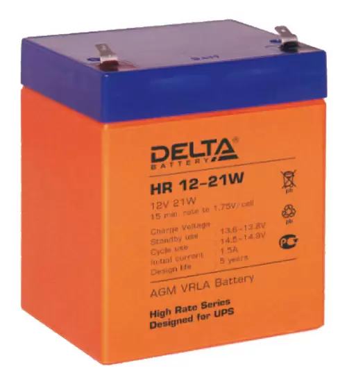 Аккумулятор Delta HR12-21W 5 Ач