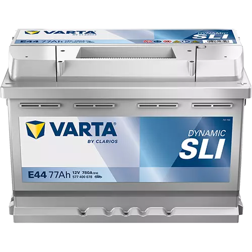 Аккумулятор автомобильный Varta Dynamic SLI E44 6СТ-77 Ач обр.